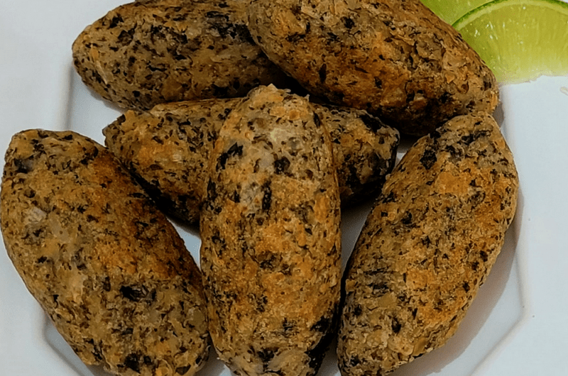 Bolinho de Bacalhau Vegano Sem Glúten