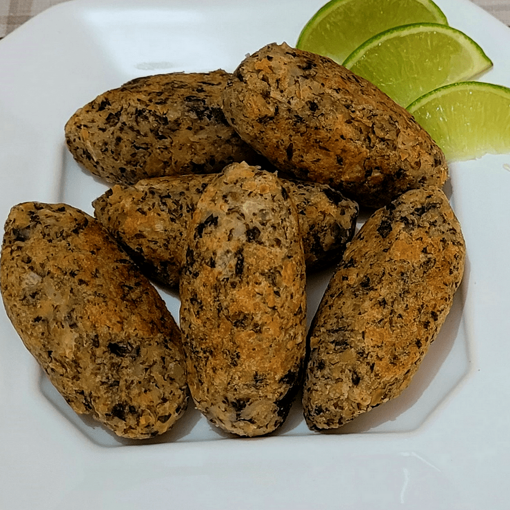 receita de bolinho de bacalhau vegano sem glúten