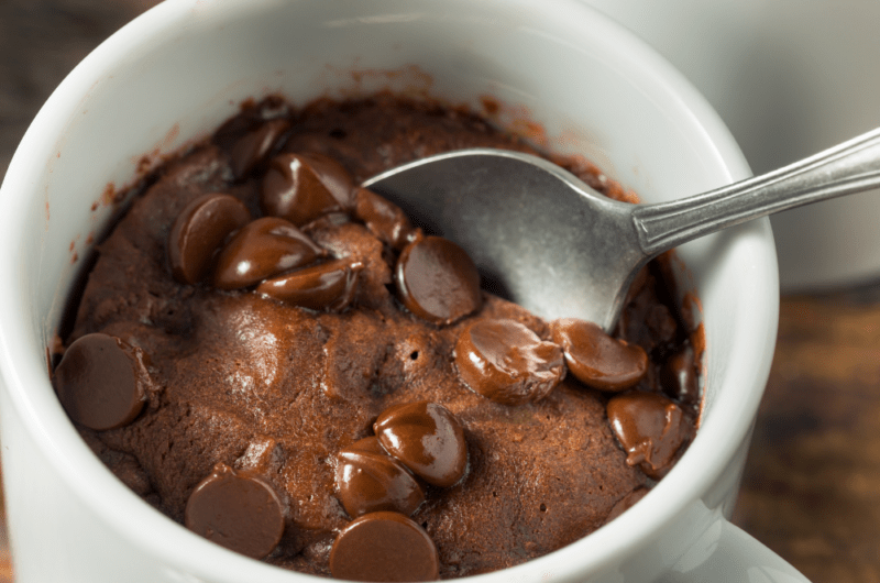 Bolo de Chocolate na Caneca Vegano Sem Glúten