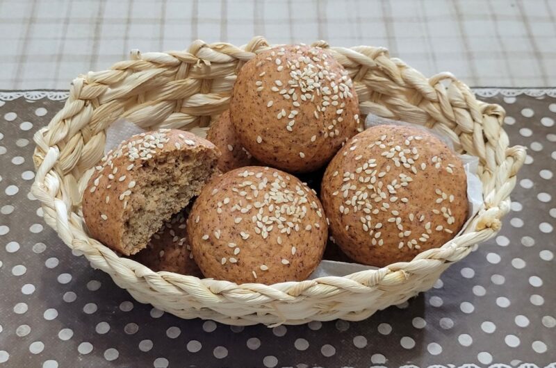 Pão Vegano de Lentilha sem Glúten - Low Carb