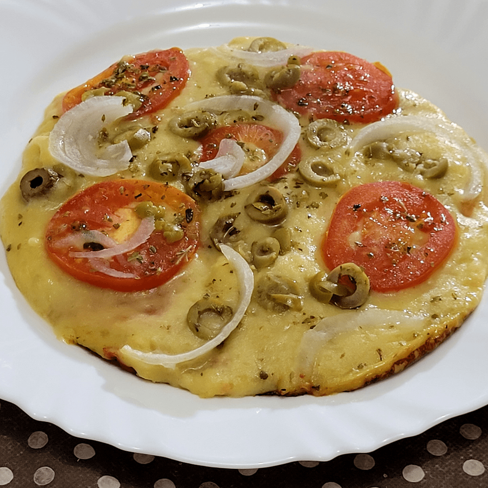 Receita de lanche vegano tipo pizza sem glúten