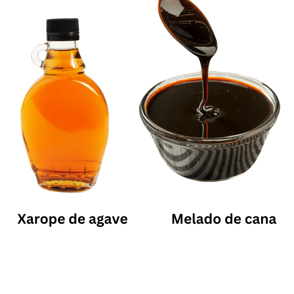 melado de cana xarope de agave para receita de mingau de aveia sem lactose