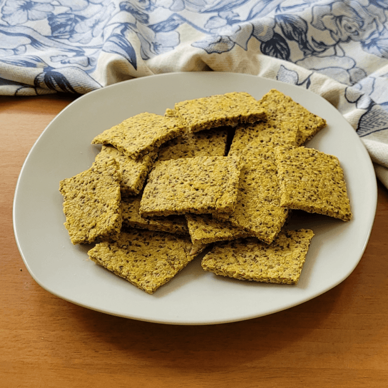 Receita de Biscoito salgado de chia