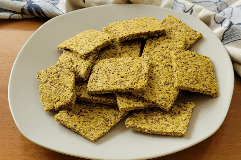 Biscoito Salgado de Chia