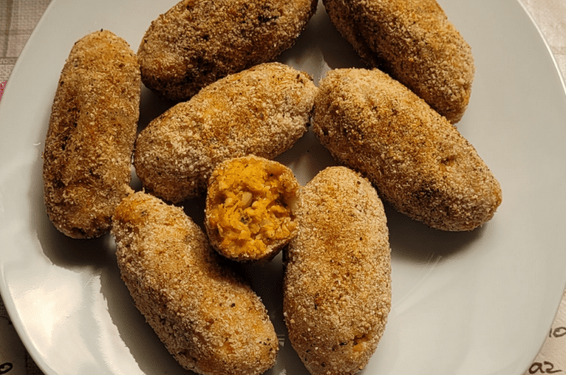 Bolinho Empanado Vegano Sem Glúten