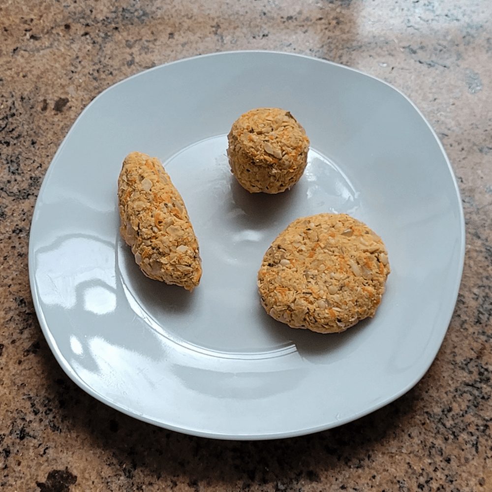 bolinho empanado vegano sem glúten