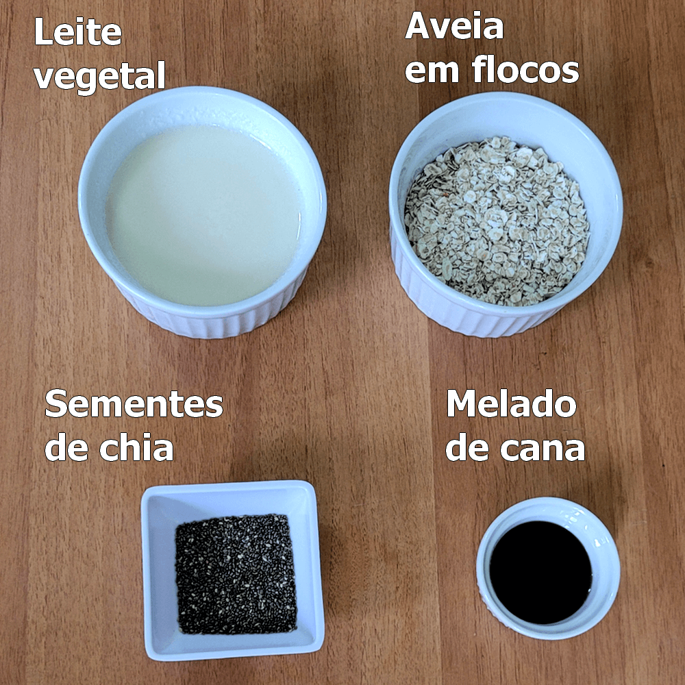 ingredientes para overnight oats