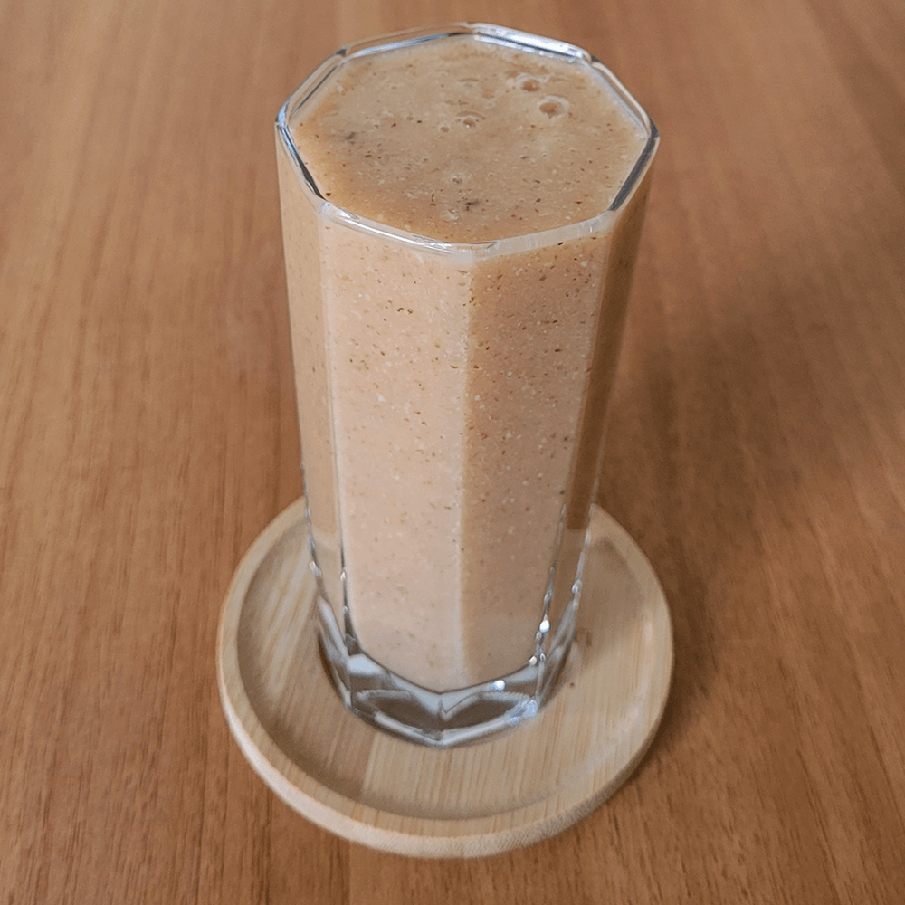 smoothie de leite de aveia hidratada