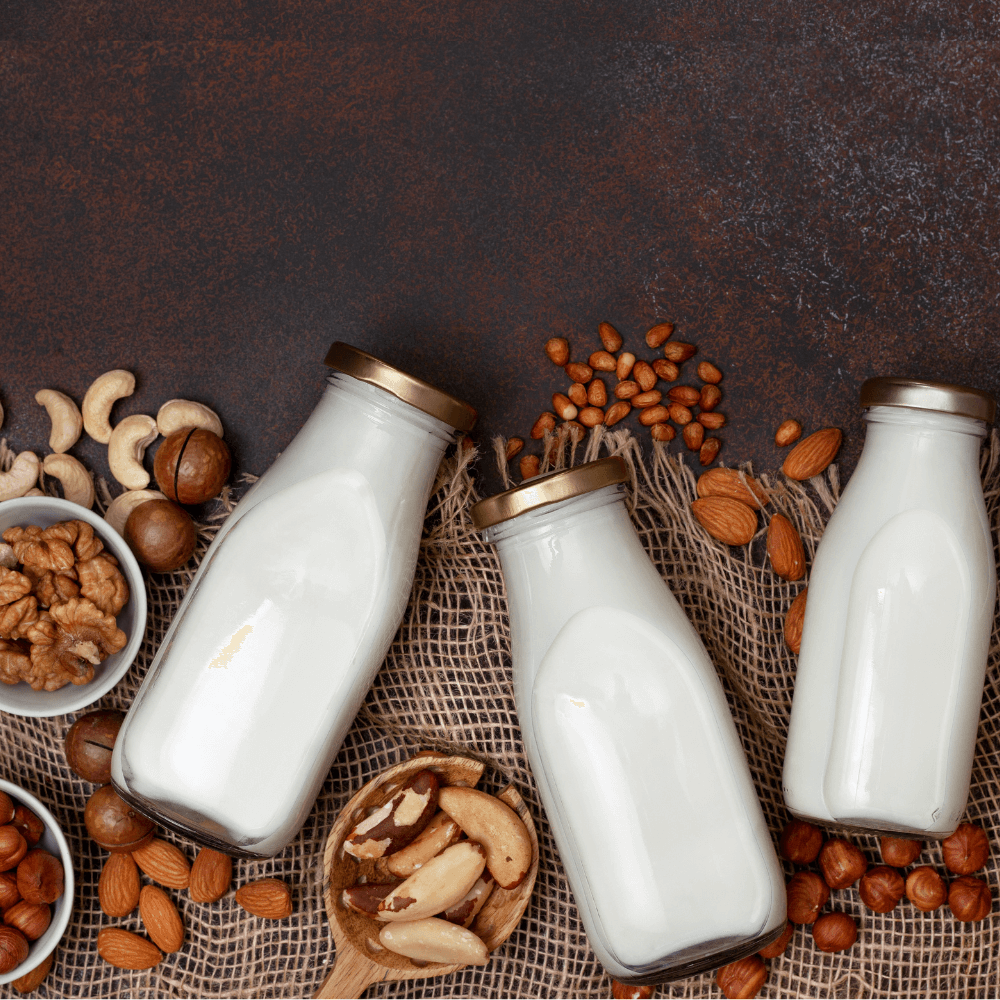 como congelar leite vegetal